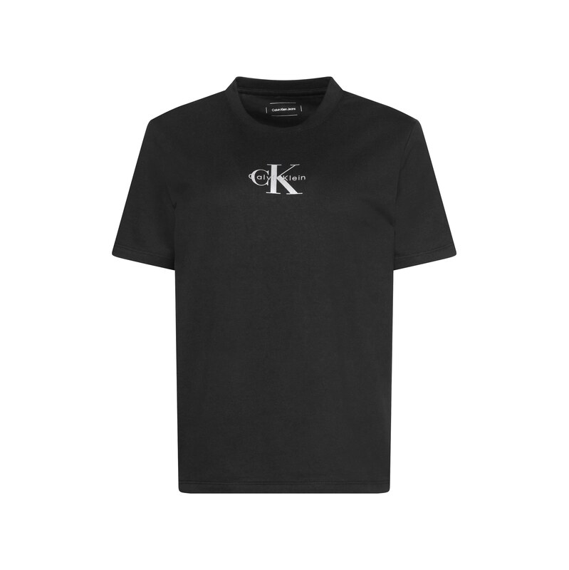 Calvin Klein Jeans Tričko 20s CLASSIC stříbrně šedá / černá /