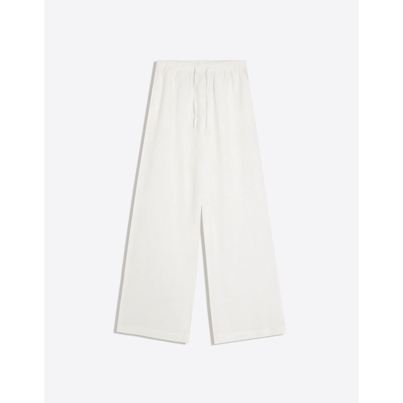 Bershka Kalhoty offwhite