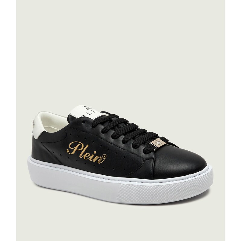 Philipp Plein Kožené tenisky Signature