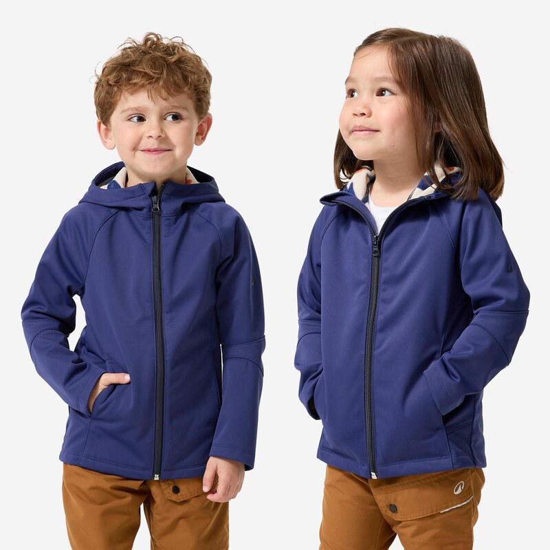 QUECHUA Dětská turistická softshellová bunda MH 900 2–6 let