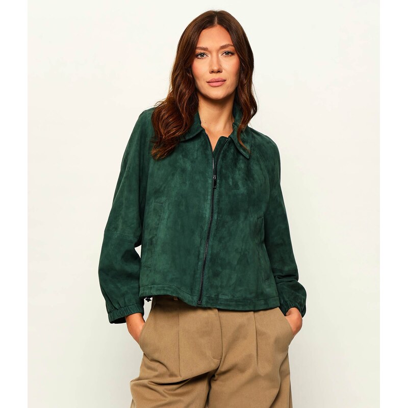 Weekend MaxMara Bunda Wkdzuppa | regular fit | semiš