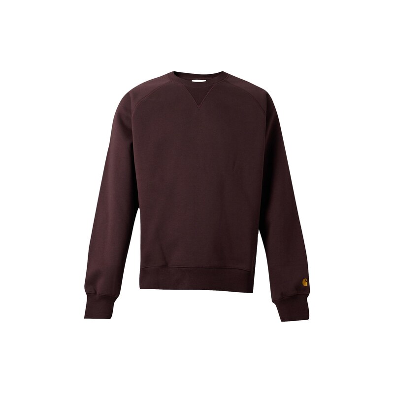 Carhartt WIP Mikina Chase čokoládová