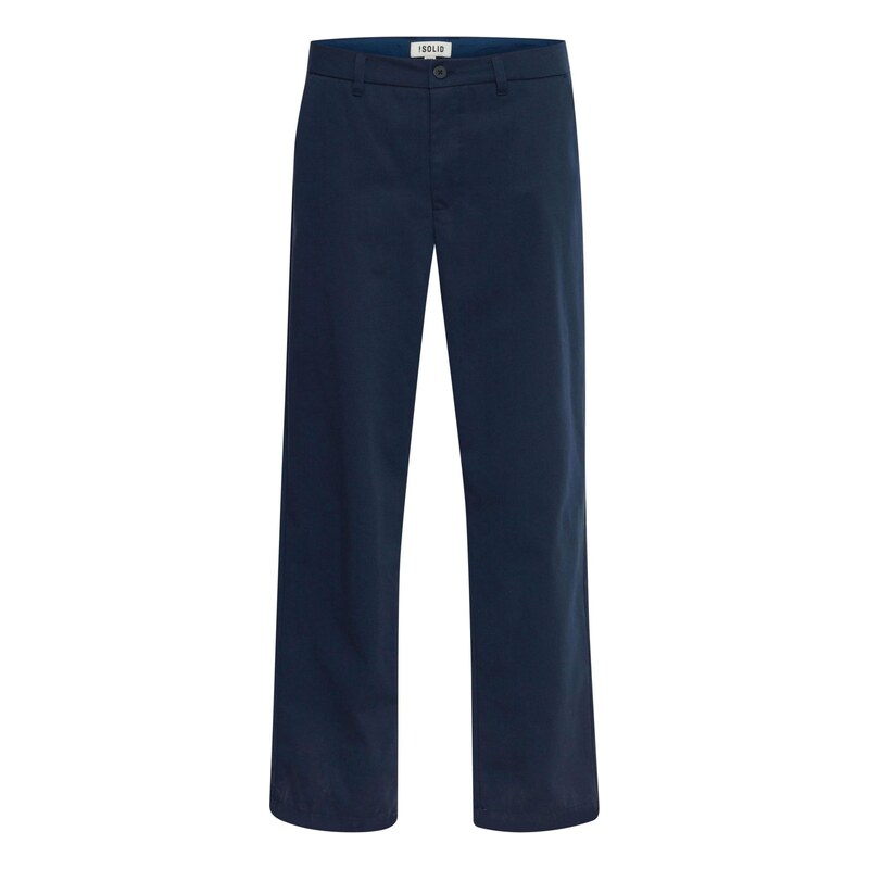 !Solid Chino kalhoty Alann námořnická modř