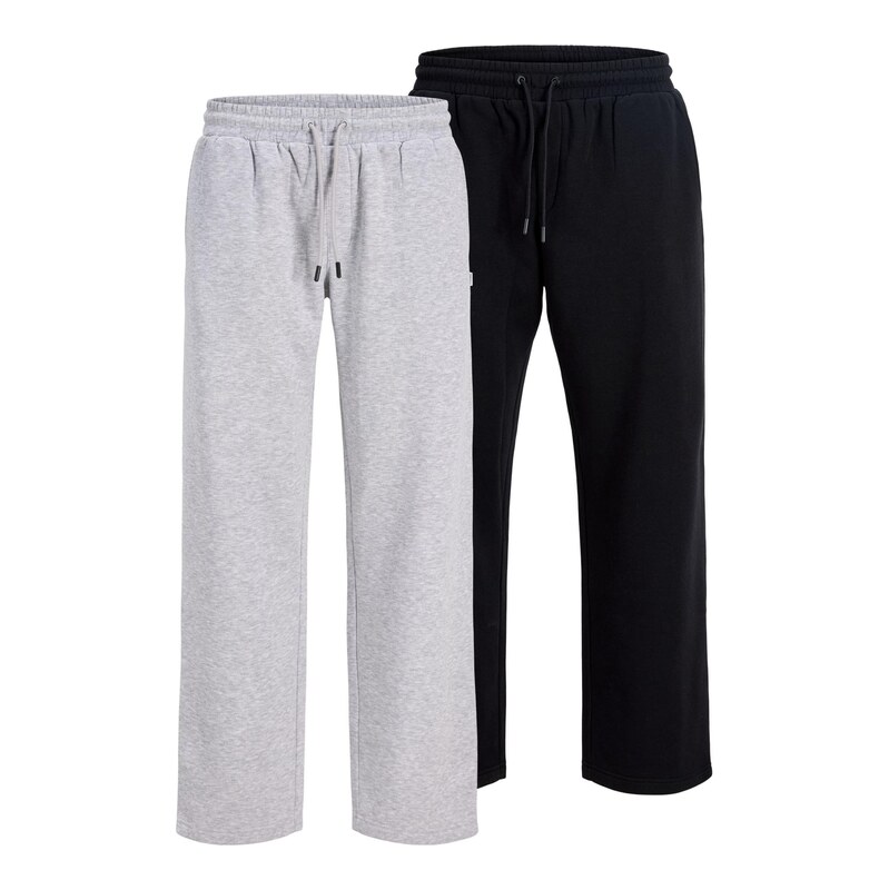 JACK & JONES Kalhoty JPSTBILL BRADLEY šedý melír / černá