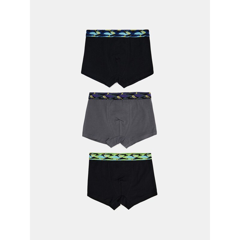 Sinsay - Bavlněné boxerky 3 pack - vícebarevná