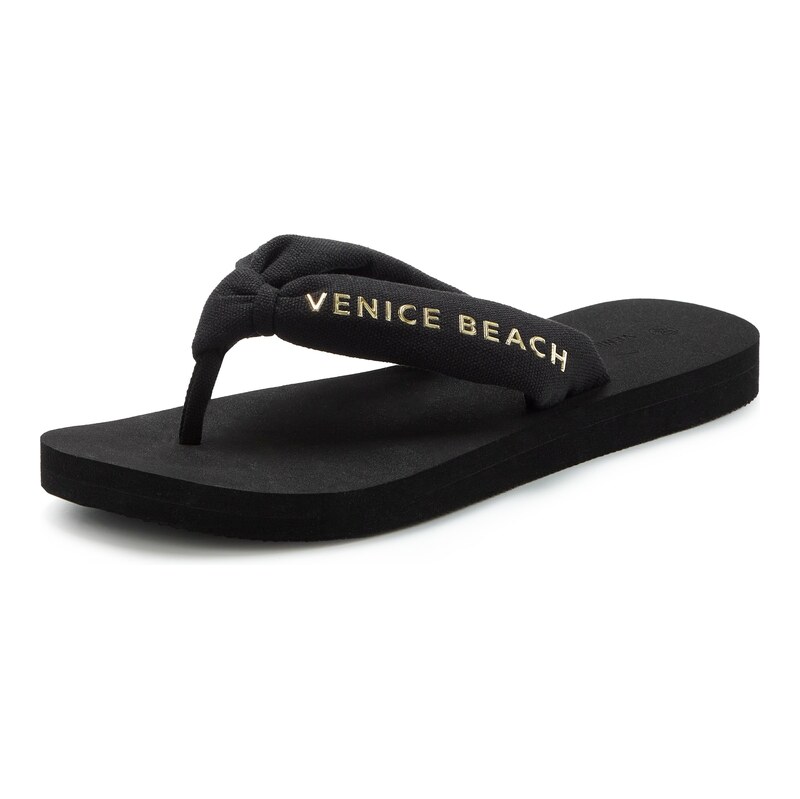VENICE BEACH Plážová/koupací obuv zlatá / černá