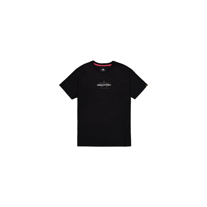 ALPHA INDUSTRIES Tričko šedá / černá / bílá