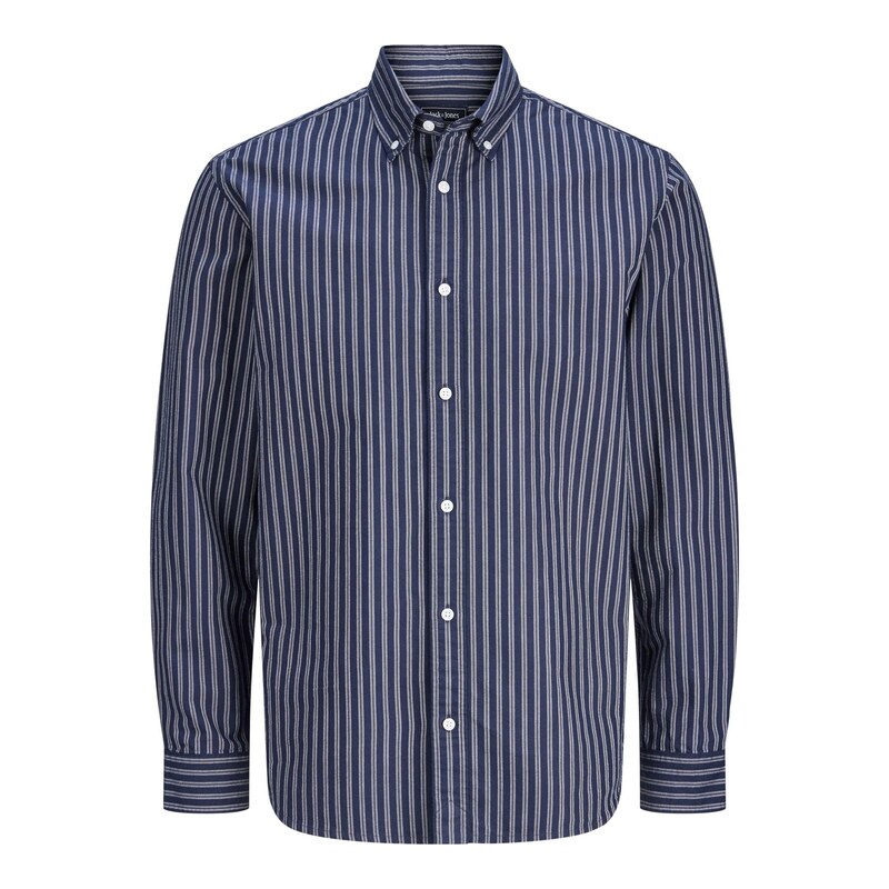 JACK & JONES Košile JPRBLUHARVEY námořnická modř / tmavě zelená