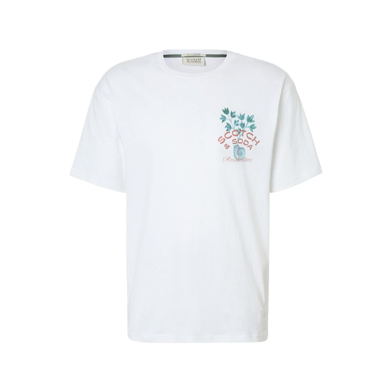 SCOTCH & SODA Tričko světlemodrá / zelená / bordó / bílá