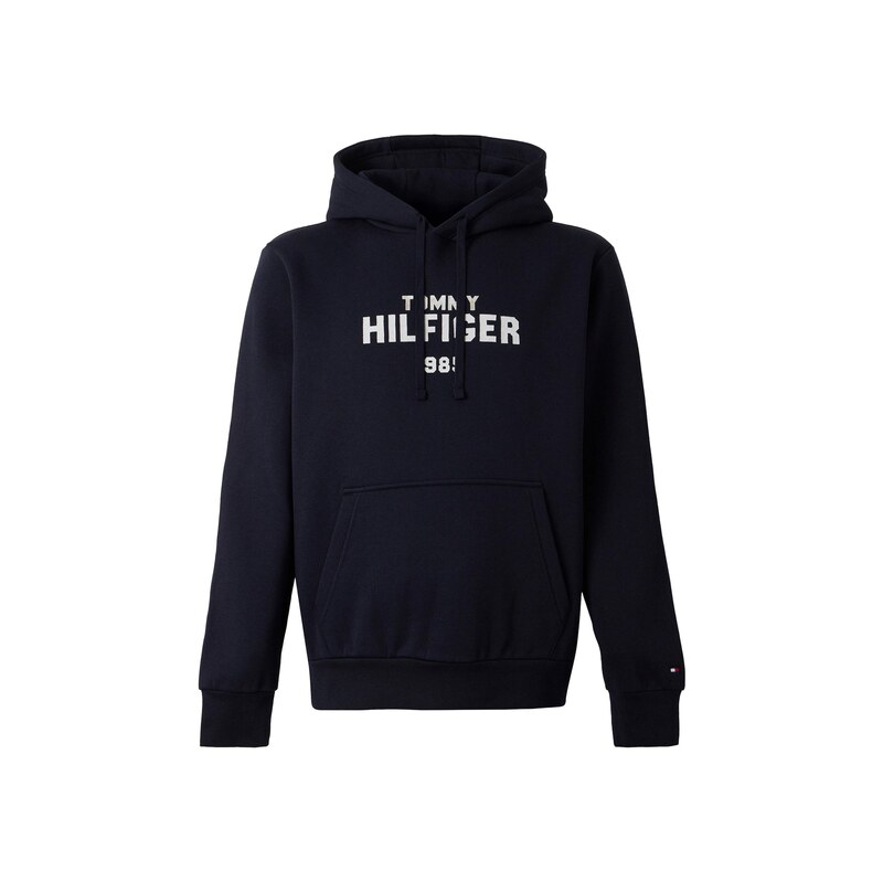 TOMMY HILFIGER Mikina noční modrá / bílá
