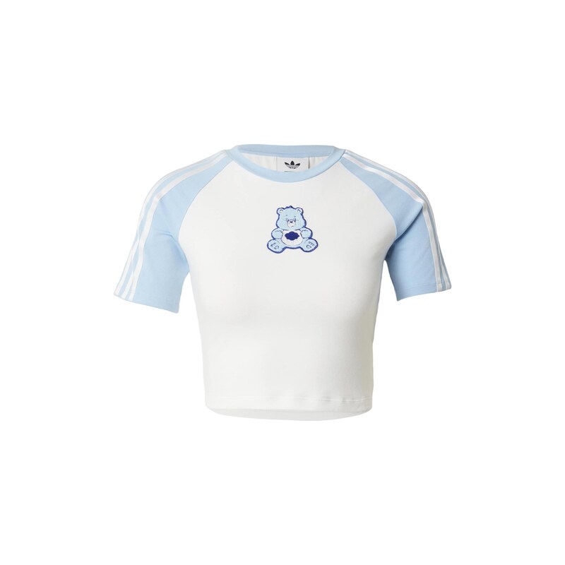 ADIDAS ORIGINALS Tričko světlemodrá / bílá