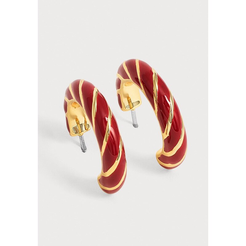 Ted Baker Náušnice TIFFANY zlatá / červená