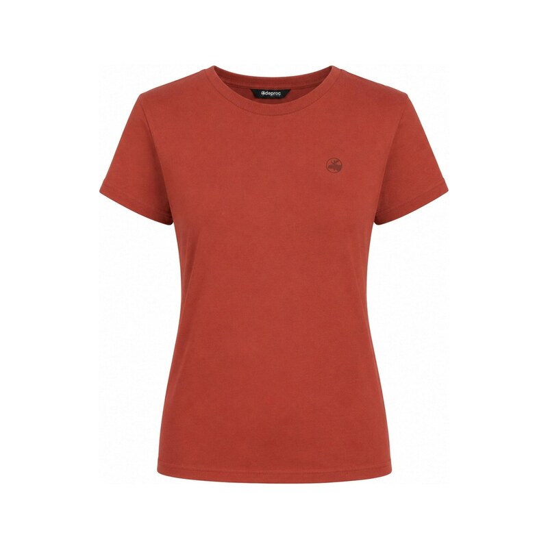 deproc Tričko DEPROC ACTIVE LAGUN Damen T-Shirt ohnivá červená