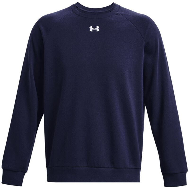 Pánská mikina Under Armour Rival Fleece Crew, tmavě modrá,
