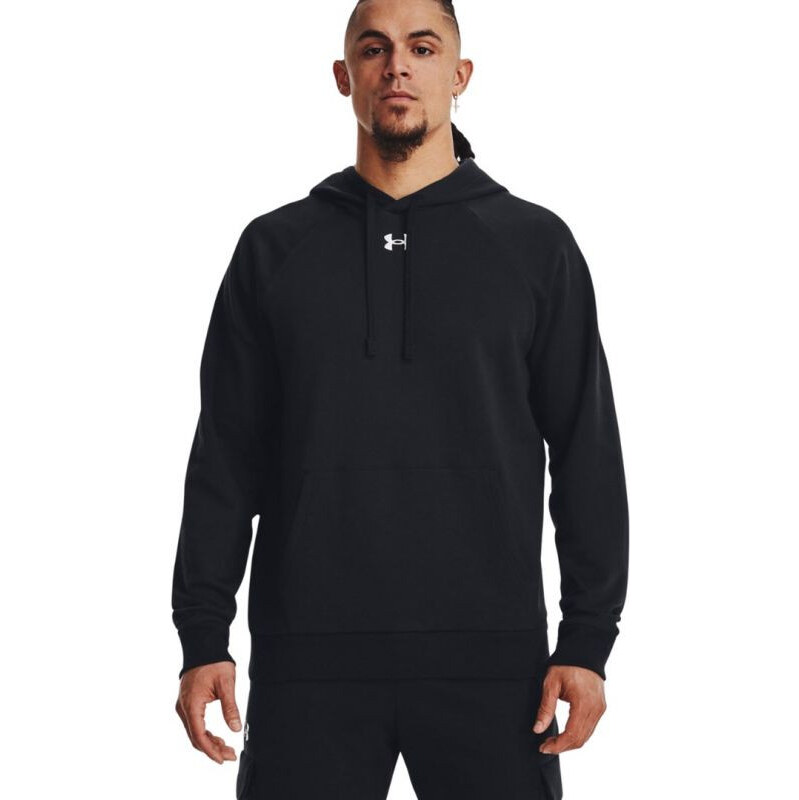 Pánská mikina Under Armour Rival Fleece Hoodie, černá, 1379757