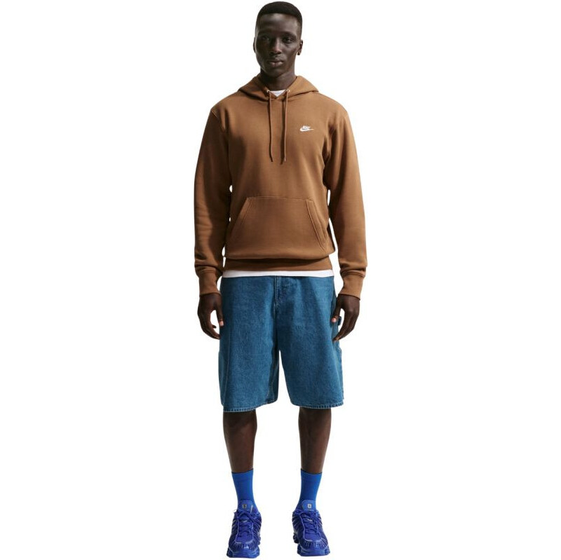 Pánská mikina Nike Club BB hnědá FN3859 270