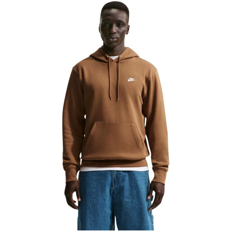 Pánská mikina Nike Club BB hnědá FN3859 270