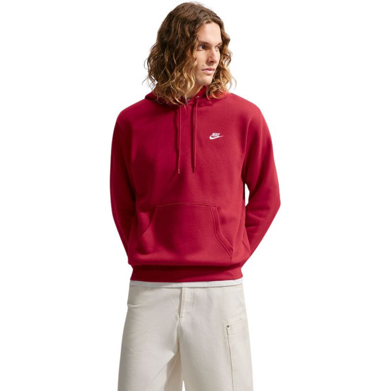 Pánská mikina Nike Club BB červená FN3859 608