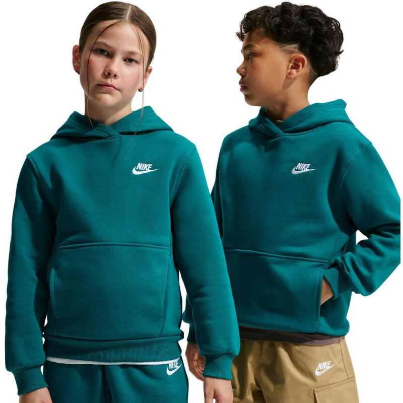 Dětská mikina Nike Sportswear Club Fleece, zelená, FD3000 372