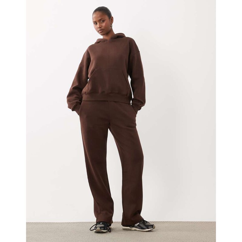 Gina Tricot co-ord loose fit straight leg joggers in dark