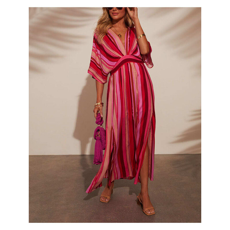 Šaty Milan Kiss Rot/ Pink 3207534