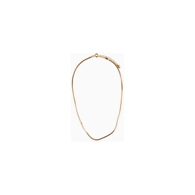 H&M - Voděodolný řetízkový náhrdelník rybí kost - Zlatá