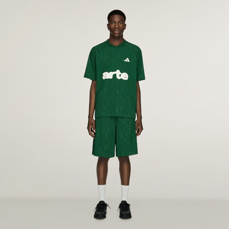 Fotbalové šortky adidas x arte antwerp stechnickou krajkou