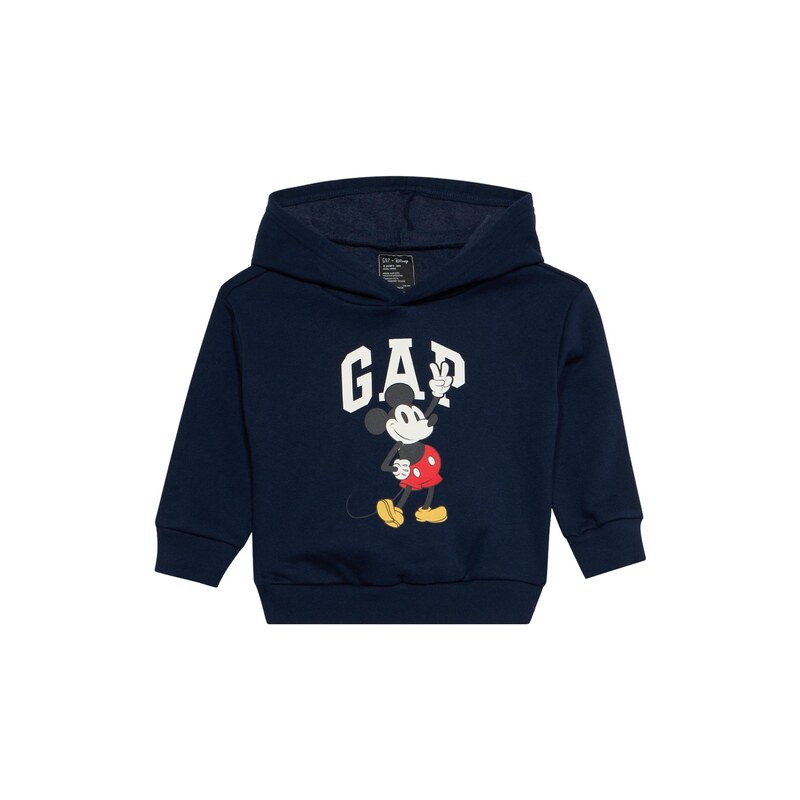 GAP Mikina V-DISLOGO X GAP modrá / červená / černá / bílá