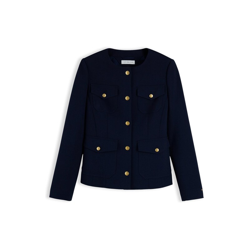 TOMMY HILFIGER Přechodná bunda tmavě modrá