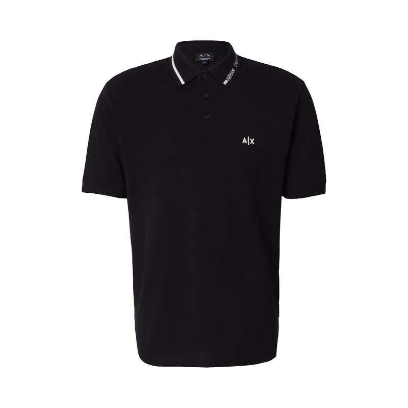 ARMANI EXCHANGE Tričko černá / offwhite