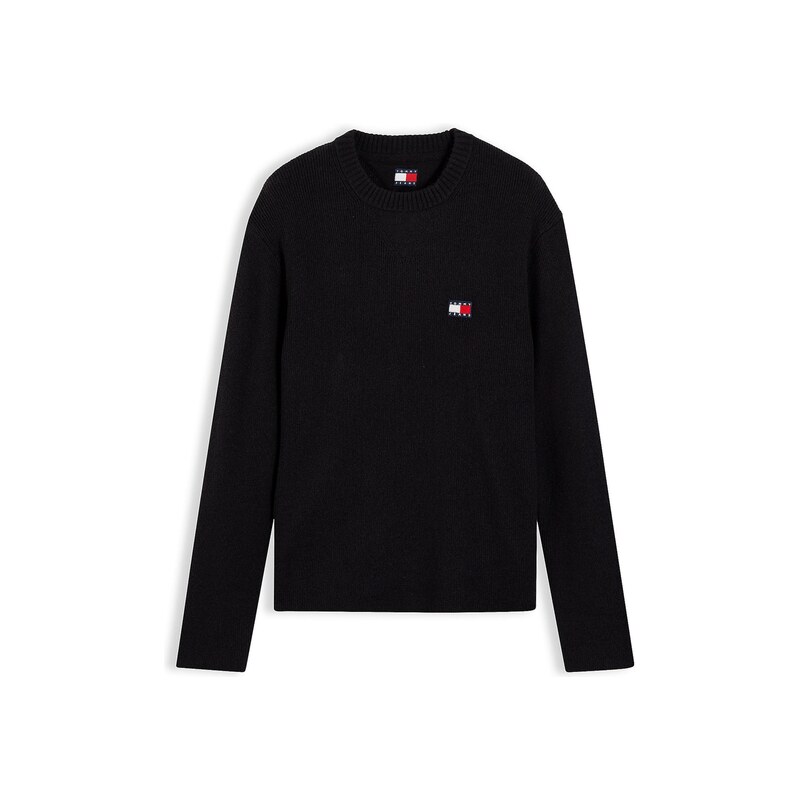 Tommy Jeans Svetr červená třešeň / černá / bílá