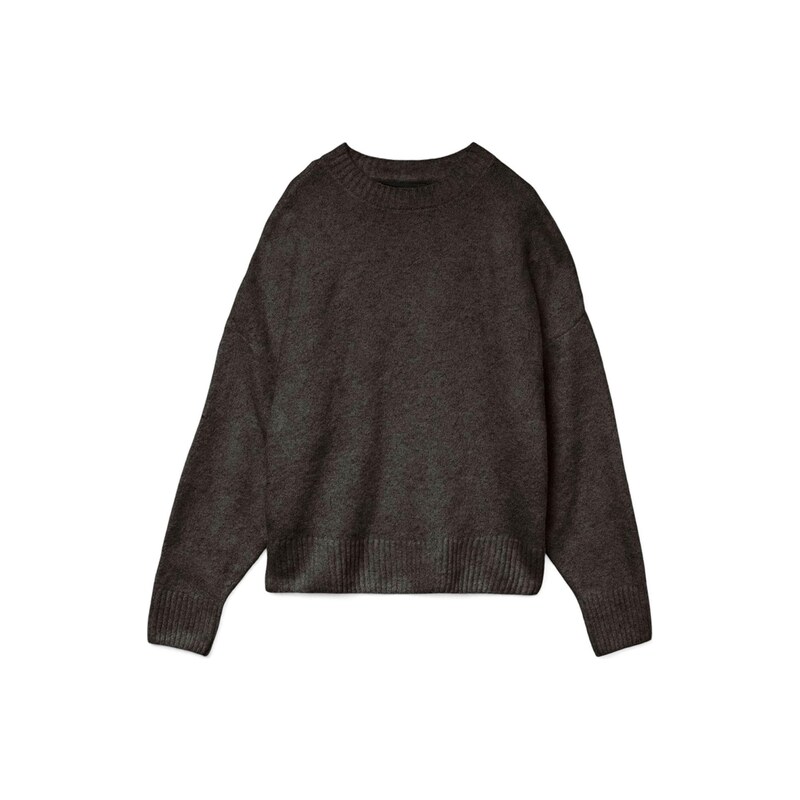 Vero Moda Petite Svetr VMBOOM hnědý melír