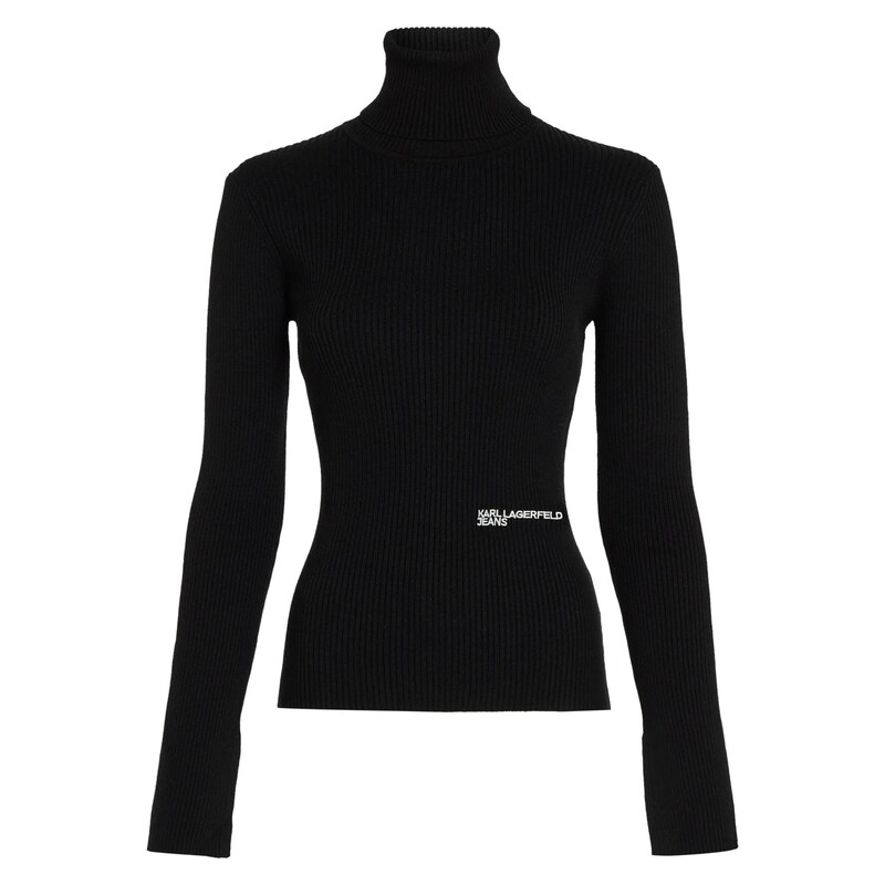 KARL LAGERFELD JEANS Svetr černá / bílá