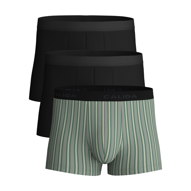 CALIDA Boxerky zelená / mátová / černá