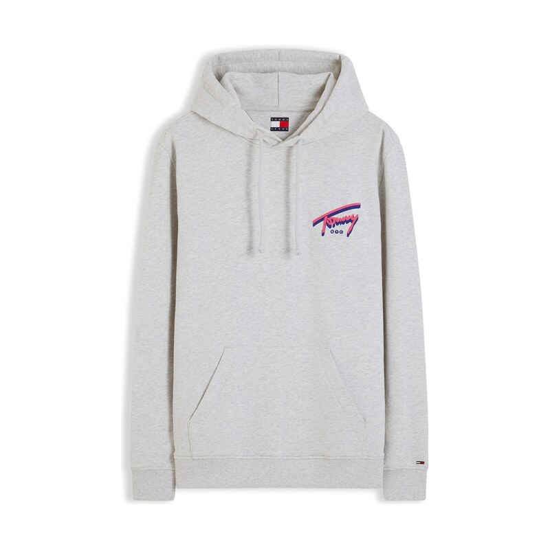 Tommy Jeans Mikina NYC SIGNATURE námořnická modř / světle šedá /