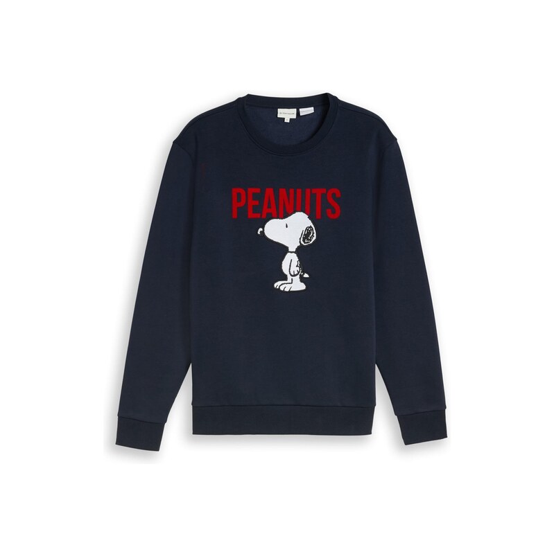 TOM TAILOR Mikina PEANUTS tmavě modrá