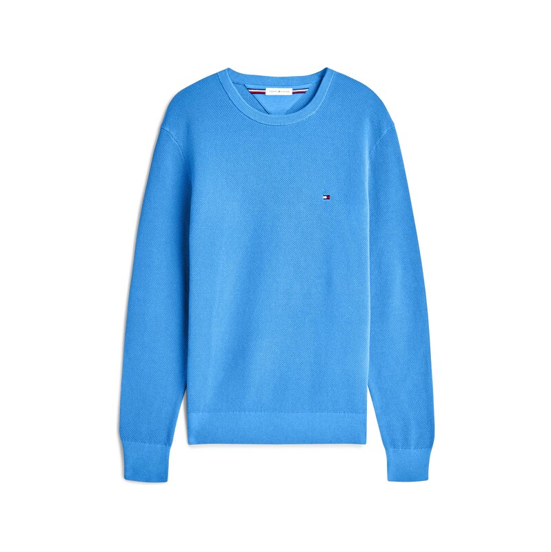 TOMMY HILFIGER Svetr Essential azurová