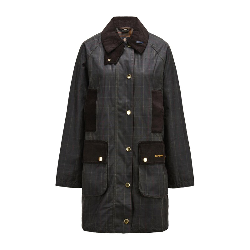 Barbour Přechodný kabát námořnická modř / tmavě zelená / černá
