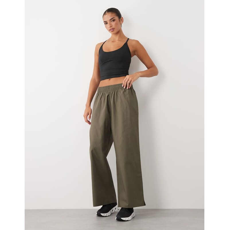 4505 wide leg cotton ripstop lifting pants with zip pockets in