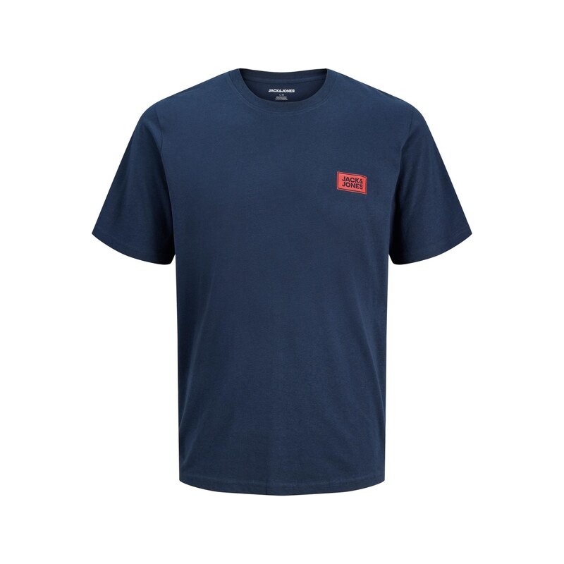 JACK & JONES Tričko JJRUSH námořnická modř / melounová