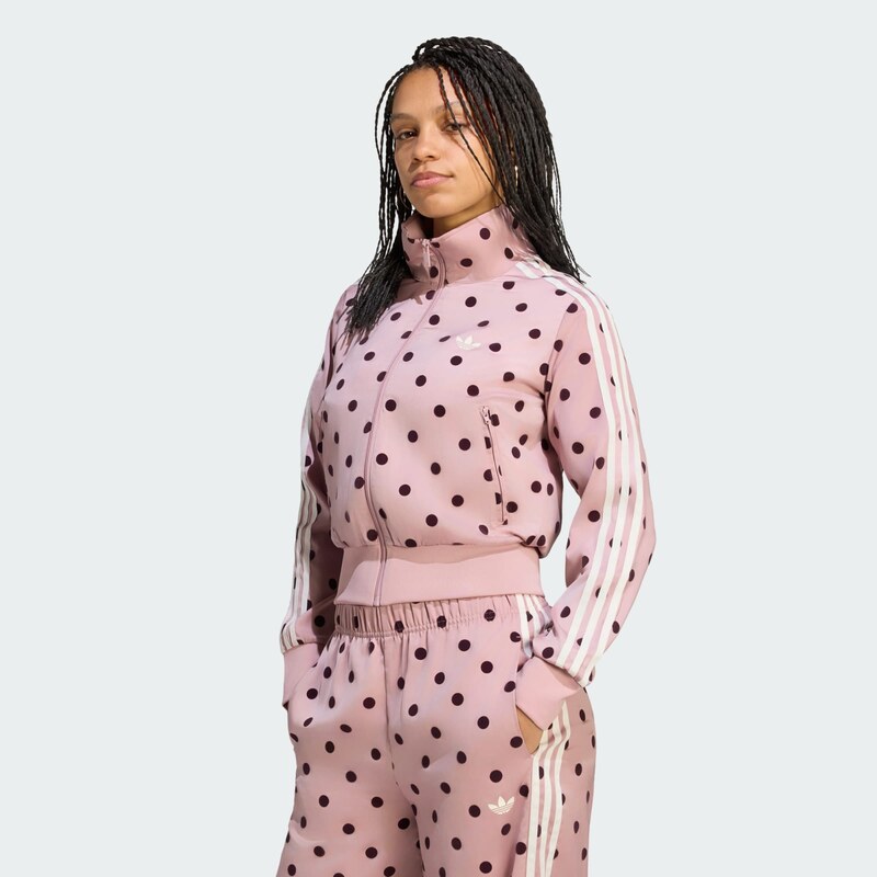ADIDAS ORIGINALS Mikina švestková / cyclam / offwhite