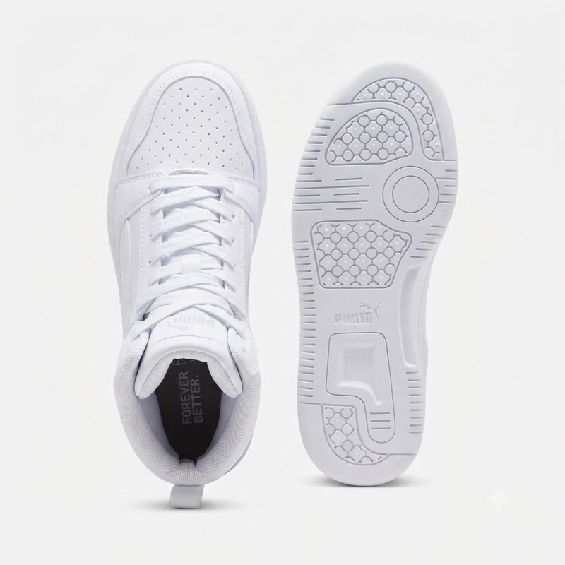 Puma Puma Rebound V6 Mid Jr WHITE