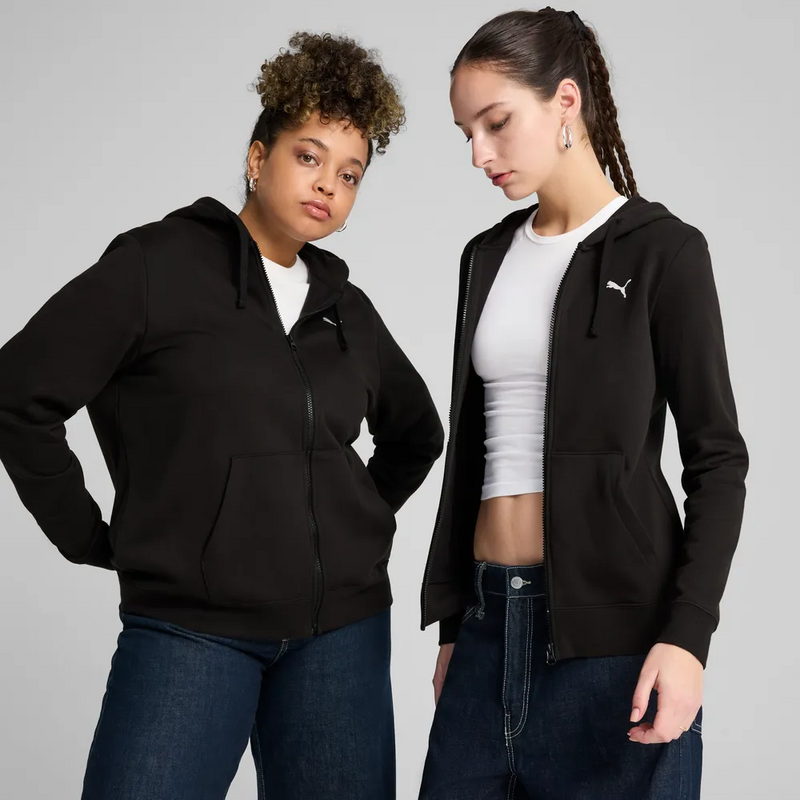 Puma ESS Full-Zip Hoodie FL BLACK