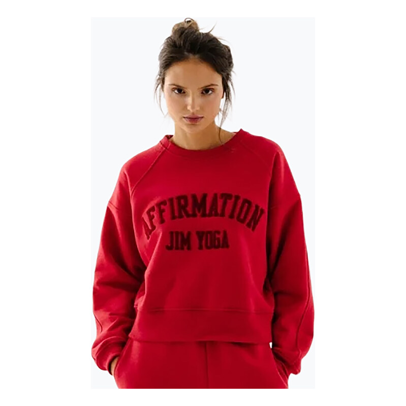 Dámská fleecová mikina JoyInMe Classic Pullover berry crash