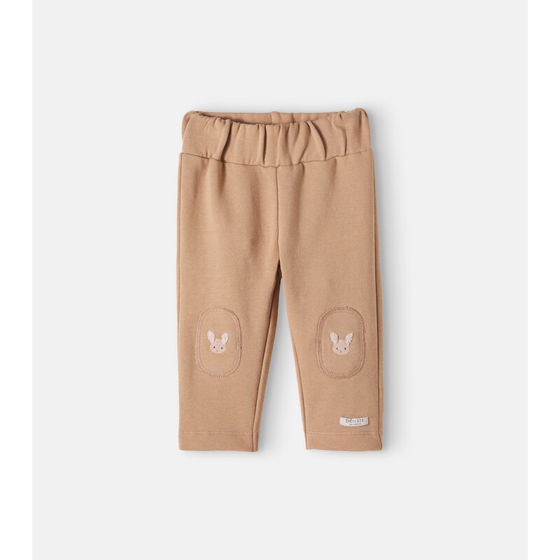 Donsje Baby Joek patch-appliqué cotton pants