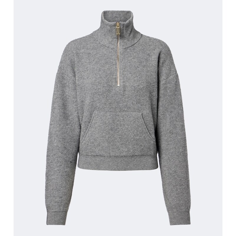 Victoria Beckham Wool and cashmere half-zip sweater