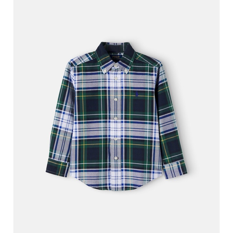 Polo Ralph Lauren Kids Plaid cotton shirt