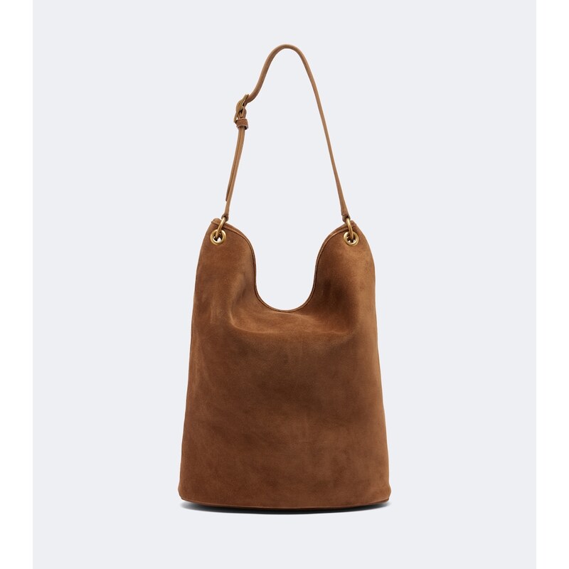 Nili Lotan Cooper Medium suede shoulder bag
