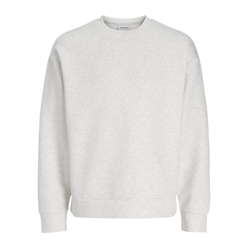 JACK & JONES Mikina JJEBARRON bílý melír
