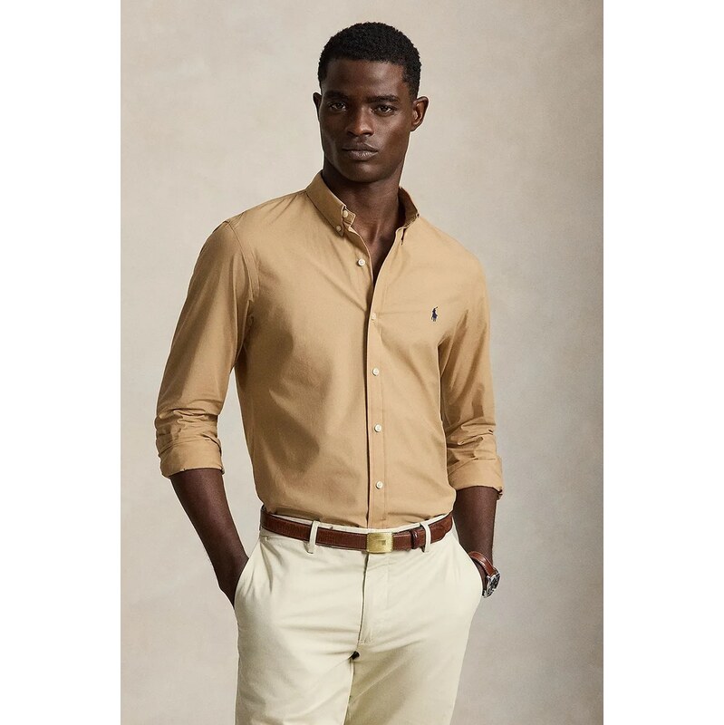 Polo Ralph Lauren košile pánská bavlněná s elastanem